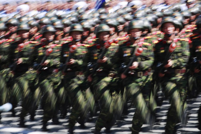 Parada wojskowa w Korei Północnej 