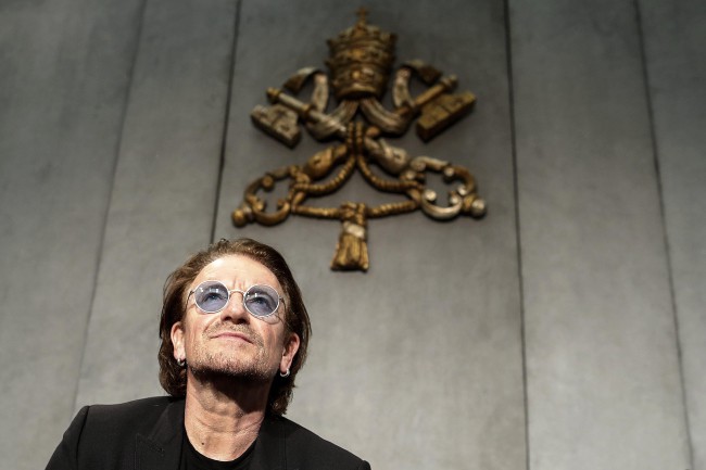 Papież spotkał się z Bono