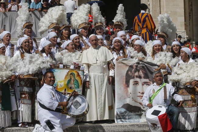 Audiencjia ogólna w Watykanie - wierni z Meksyku