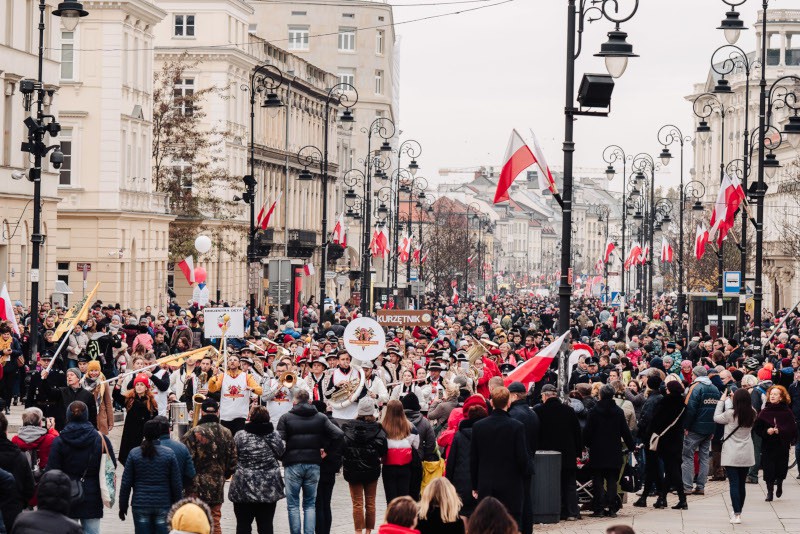 Festiwal Niepodległa na Krakowskim Przedmieściu w 2019 roku